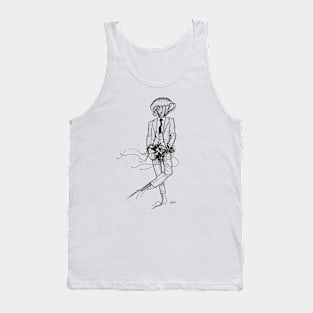 Drift Away - Original Pen and Ink Artwork Tank Top